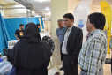 بازدید رئیس دانشگاه از روند آماده‌سازی غرفه‌های جشنواره درون‌دانشگاهی حرکت