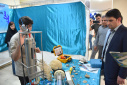 بازدید ریاست دانشگاه از جشنواره درون دانشگاهی حرکت