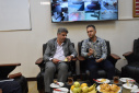 دیدار معاون فرهنگی و اجتماعی دانشگاه علوم و فنون دریایی خرمشهر و هیأت همراه با کارکنان آتش‌نشانی به مناسبت ۷ مهر روز آتش‌نشانی و ایمنی