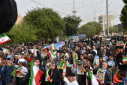 حضور دانشگاهیان دانشگاه علوم و فنون دریایی خرمشهر در راهپیمایی ۲۲ بهمن سال ۱۴۰۴