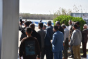 حضور دانشگاهیان دانشگاه علوم و فنون دریایی خرمشهر در مراسم استقبال از ۸۵ شهید دفاع مقدس