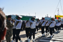 حضور دانشگاهیان دانشگاه علوم و فنون دریایی خرمشهر در مراسم استقبال از ۸۵ شهید دفاع مقدس