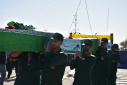 حضور دانشگاهیان دانشگاه علوم و فنون دریایی خرمشهر در مراسم استقبال از ۸۵ شهید دفاع مقدس