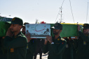 حضور دانشگاهیان دانشگاه علوم و فنون دریایی خرمشهر در مراسم استقبال از ۸۵ شهید دفاع مقدس