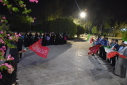 اجرای برنامه پرچم‌گردانی در دانشگاه علوم و فنون دریایی خرمشهر