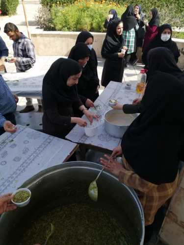 برپایی موکب بمناسبت چهل وچهارمین سال پیروزی انقلاب اسلامی