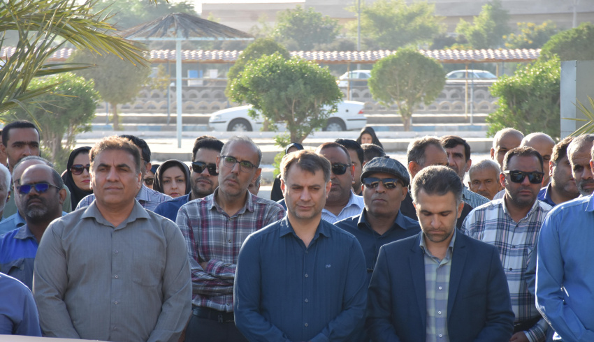 مراسم غبار روبی و تجدید میثاق با شهدای گمنام دانشگاه به مناسبت ۱۳ آبان